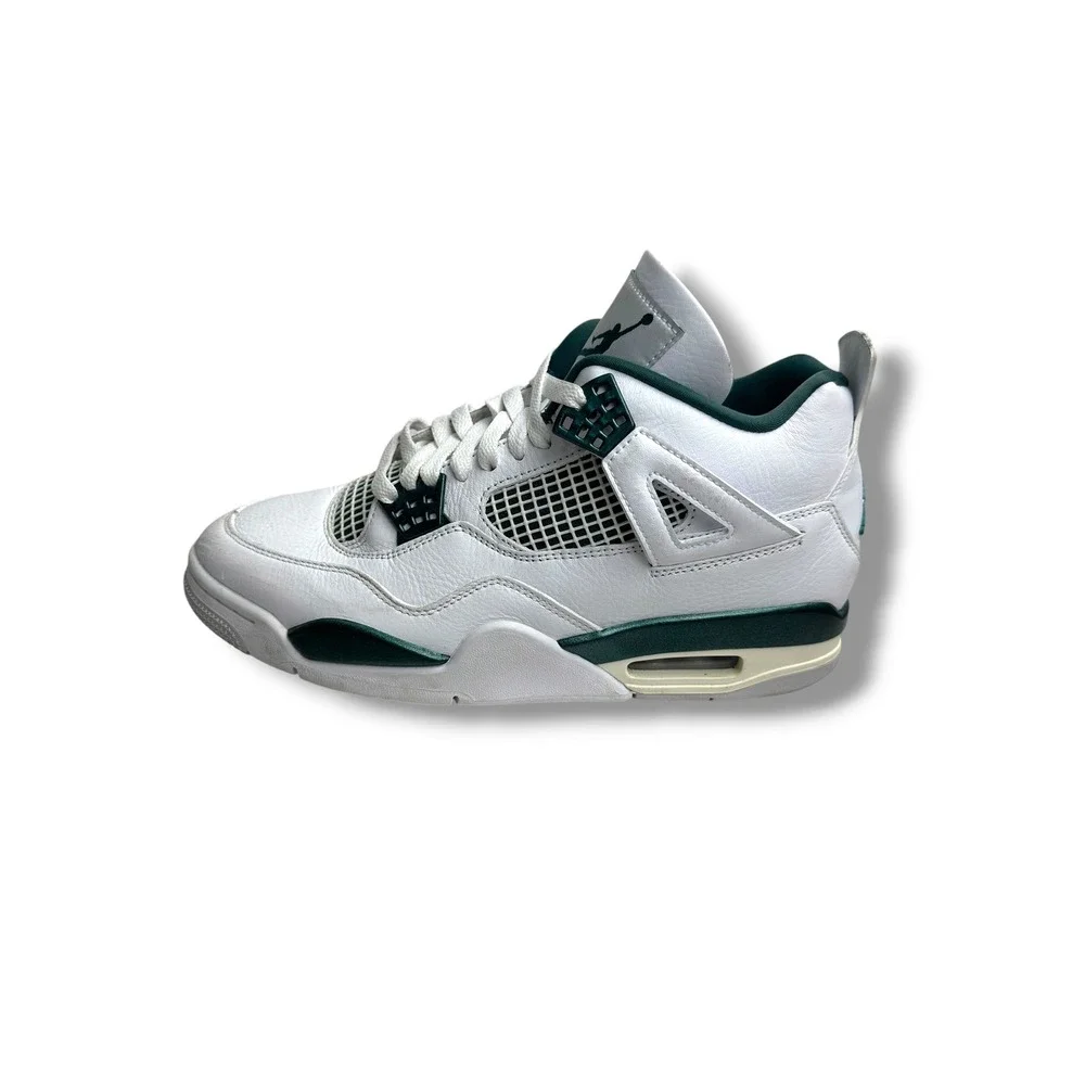 Jordan 4 Retro Oxidized Green White Metallic Dark Green FQ8138-103 Mens Womens